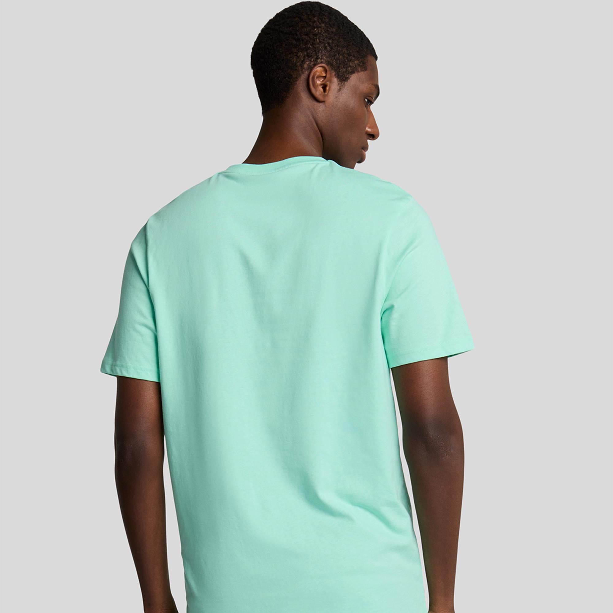 Lyle & Scott Plain Mens T-Shirt Aquamarine